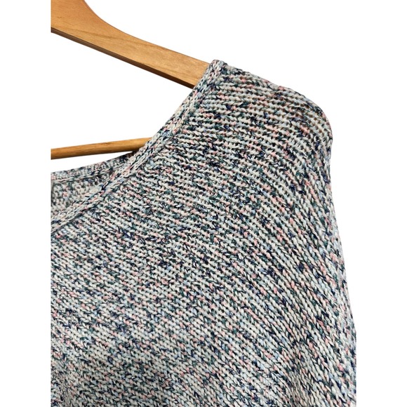 Chico's Women's XL Knit Sweater Tunic Top Multicolor Cotton‎ Blend Oversized - Picture 5 of 5